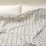 Baby blanket made with pure cotton, with soft cotton lining, toddler blanket, baby shower gift, nursery decor, cot quilt, baby shower gift,