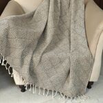 Hand Woven Cotton Throw Blanket, Bohemian Mud Cloth Throw, Hand woven Beach Blanket, Cotton Sofa Throw for Living Room, Sofa Couch Coverlet